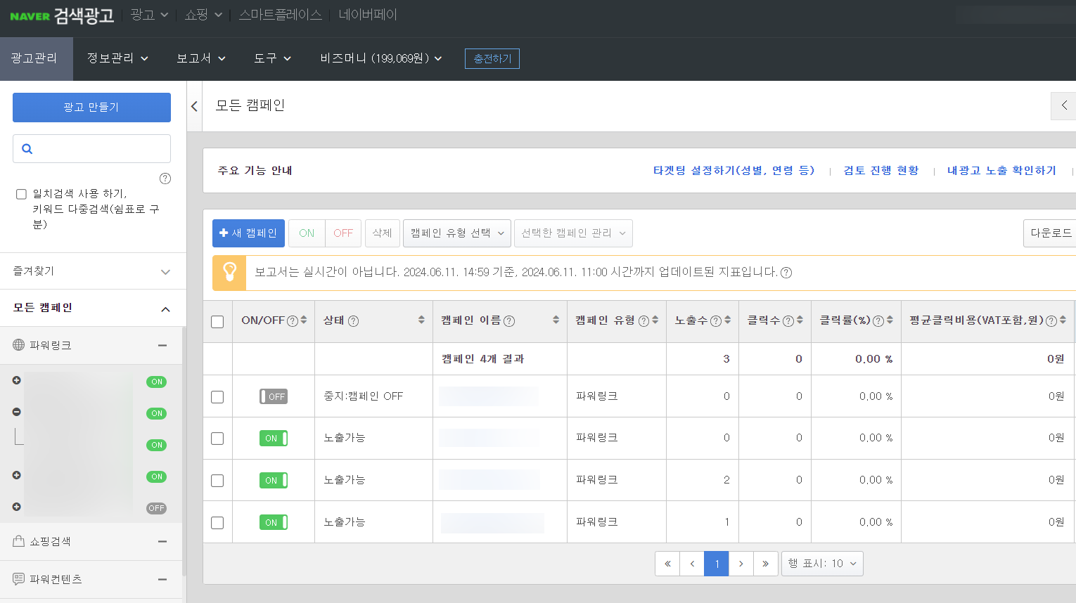 네이버 키워드 광고 및 온라인 광고 예산 관리